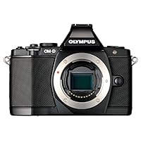 OM SYSTEM OLYMPUS OM-D E-M5 16MP Live MOS Interchangeable Lens Camera with 3.0-Inch Tilting OLED Touchscreen [Body Only] (Black) - International Version (No Warranty)