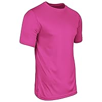 Champro Men's Standard Vision Lightweight Polyester T-Shirt Jersey, Fuchsia, Adult Medium