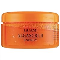 GUAM Alga Scrub ENERGY | Exfoliating Body Scrub with Essential Oils, Sea Salt and Seaweed - Body Scrubs for Women Exfoliation - Body Exfoliator for Skin Toning - 11 OZ | By Guam Beauty