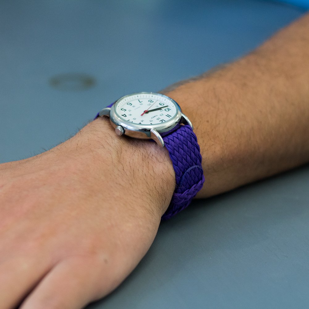 Clockwork Synergy, LLC Double Braided Perlon Watch Strap