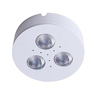 Armacost Lighting 223312 Bright White 4000K Pro-Grade LED Puck Light, Fully Dimmable with Standard Dimmers and Surface or Recess Mount Installation