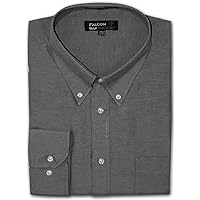 Big and Tall Luxury Cotton Rich Oxford Casual Dress Shirts to Size 8X