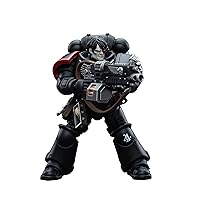 JOYTOY 1/18 Warhammer 40,000 Action Figure Raven Guard Intercessors Brother Nax Collection Model(4.7Inch)