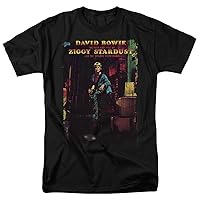 David Bowie Ziggy Stardust Rock Album T Shirt & Stickers
