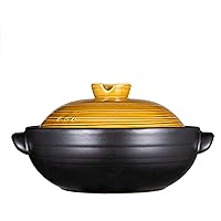 Kitchen Pot Casserole Dish Household Ceramic Pot, High Temperature Resistance, Multifunctional Tagine Pot Health Soup Pot, Ideal for Classic Cooking Cast (Color : 2.5l) (Color : 2.5l)