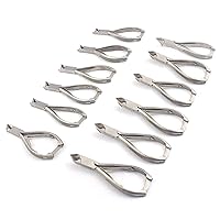 OdontoMed2011® LOT OF 12 PIECES PROFESSIONAL MOON SHAPE TOENAIL NIPPER CLIPPER CHIROPODY PODIATRY INSTRUMENTS