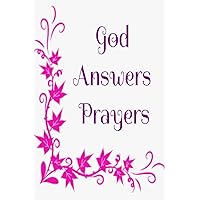 God Answers Prayers: Journal - Pink Leaves - Writing Notebook - Diary - Women - Teenager - Friends - Family - Dates To Remember - 6x9 Size - 100-Lined Pages - Date Line On Each Page - Great Gift! God Answers Prayers: Journal - Pink Leaves - Writing Notebook - Diary - Women - Teenager - Friends - Family - Dates To Remember - 6x9 Size - 100-Lined Pages - Date Line On Each Page - Great Gift! Paperback