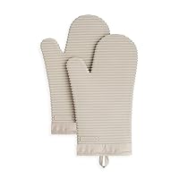 Ribbed Soft Silicone Oven Mitt Set, 7
