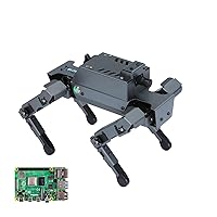 Yahboom Smart Robot Dog Raspberry Pi 5B Adults AI Python Programmable 12 Joints Bionic Mechanical Dog DOGZILLA Face Color Recognition OpenCV (DOGZILLA-S1 Without Pi 5B)