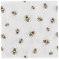 Boston International Celebrate the Home Spring 3-Ply Paper Cocktail Napkins, Save The Bees, 20-Count, 5