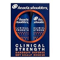 Head & Shoulders Clinical Dandruff Defense + Dry Scalp Rescue Shampoo 13.5 oz Twin Pack