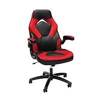 3085 Ergonomic Gaming Chair - Racing Style High Back PC Computer Desk Office Chair - 360 Swivel, Integrated Headrest, Adjustable Tilt Tension & Tilt Lock - Red