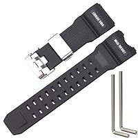 Resin Strap Compatible with Casio GWG-1000 mudmaster Men's Watch Replacement Band Waterproof Rubber Bracelet