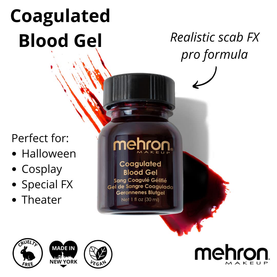 Mehron Coagulated Blood Gel Professional Costume Makeup - 1 Ounce