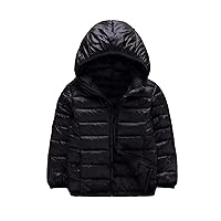 Kids Girls Cotton Long Sleeve Hoodie Jacket Winter Warm Outerwear Full Zip Casual Coat Clothes