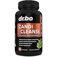 Candi Cleanse Support Supplement Pills - Anti Overgrowth Supplements for Women & Men - Extra Strength Balance Control Probiotic Complex Cleanser - Natural Oral Herbal Oregano & Caprylic Acid Capsules