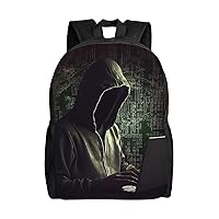 Hacker Backpack For Women Men Large Capacity Laptop Backpack Travel Rucksack Fashion Casual Daypack