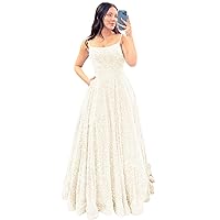 Topfountonart Women's Prom Dresses Long Formal Evening Ball Gown Spaghetti Straps Bridesmaid Sequins Wedding Party Dress 2024