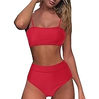 Tankini Swimsuits for Women Tummy Control Bottoms Swimming Suits for Women Two Piece Plus
