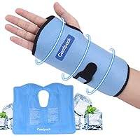 Wrist Ice Pack Wrap for Carpal Tunnel & Finger Ice Sleeves 4 Ice Packs for Finger