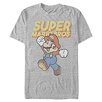 Nintendo Men's Big & Tall Retro Jump T-Shirt