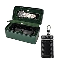 molshine Universal Leather Faraday Car Key Case & Watch & Sunglasses Portable Case