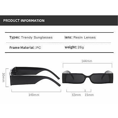 Mua Retro Small Rectangle Sunglasses for Men and Women Driving Glasses 100%  UV Protection trên  Mỹ chính hãng 2024