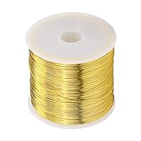 Copper Wire for Jewelry Making 100 Meters x 0.3mm Beading Wire Copper Craft Wire for Bracelet Necklaces Earring Making,Gold