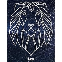 Leo: Zodiac Signs Gift, Horoscope, Journal, Notebook, Diary, Pad, Daybook, Textbook, Handbook, Workbook, Dailybook, Album, Essay, Note (110 pages, Dot Grid Paper/ Dot Graph, 8.5