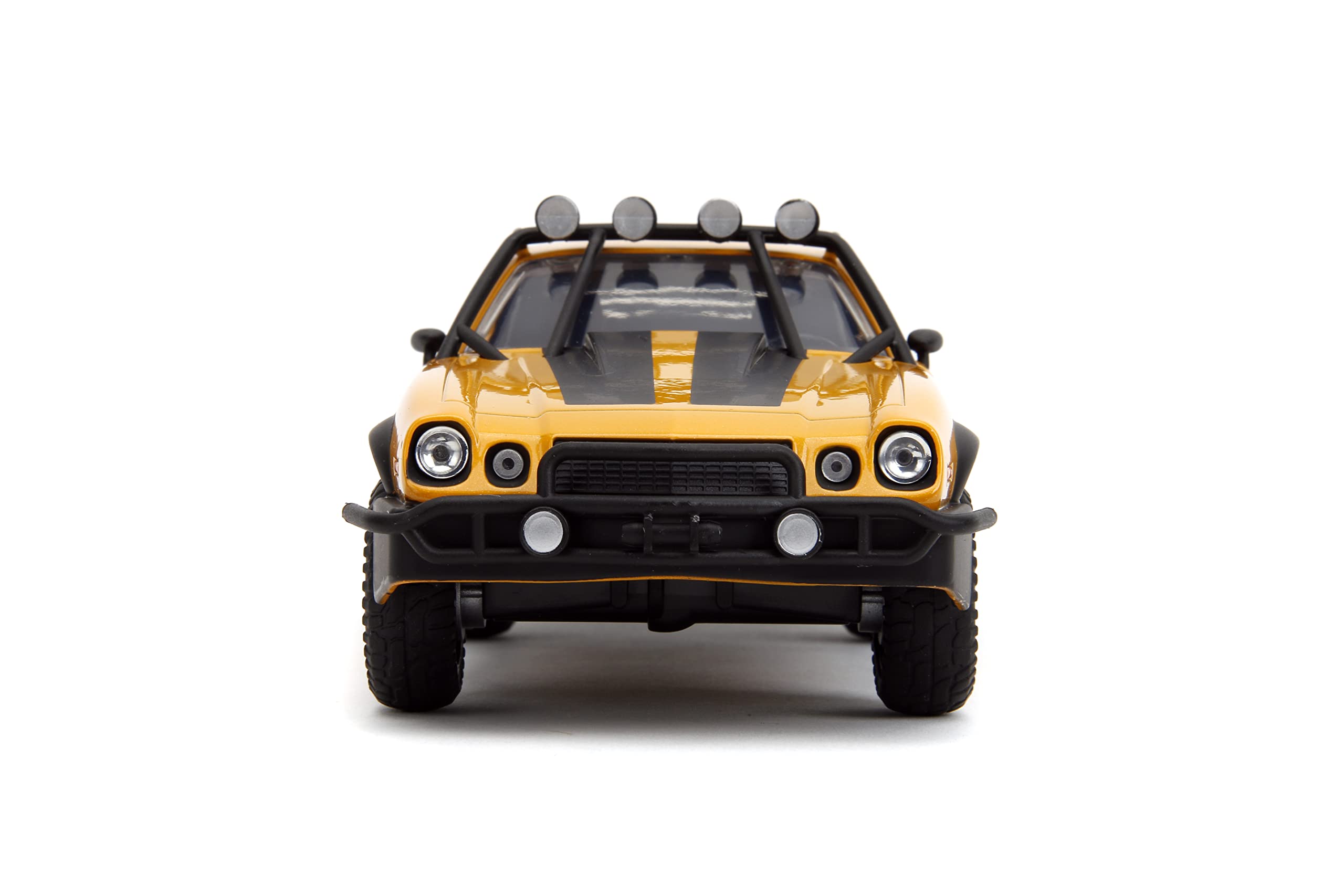 Transformers Rise of The Beast 1:24 1977 Chevy Camaro Bumblebee & Badge Die-Cast Car, Toys for Kids and Adults