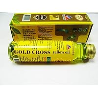 LOT THAI HERBAL GOLD CROSS YELLOW OIL 24 ml.