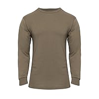 Rothco 20185 Long Sleeve Solid T-Shirt Color : Brown,Size : 2XL