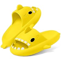 KVbabby Kids Shark Slides Boys Girls Toddlers Cloud Shower Slippers Cute Cartoon Open Toe Sandals Cushioned Thick Sole Beach Pool Shoes