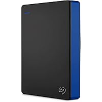 Game Drive 4TB External Hard Drive Portable HDD - Compatible With PS4 (STGD4000400) blue