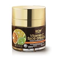 WOW Skin Science Vitamin C Moisturizer Face Cream - Anti Aging Face Moisturizer for Men & Women - Oil Free, Dry Skin Face Lotion - Facial Skin Care Products For All Skin Types (1.69 oz)