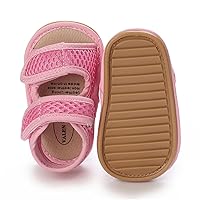 Timatego Baby Boys Girls Sandals Non Slip Soft Sole Outdoor Athletic Shoes Infant Toddler First Walker Crib Summer Shoes 3-18 Months