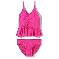 Sugar & Jade Girls' Teen 2-Piece Tankini Swimsuit (Available in Plus)