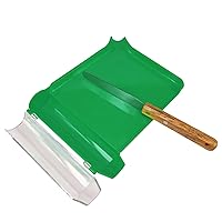 Medarchitect Right Hand Pill Counting Tray with Spatula (Green - Wood Handle)