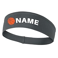 Basketball Name Printed Moisture Wicking Headbands for Men and Women - Personalization