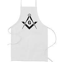 All Seeing Eye Square & Compass Masonic Cooking Kitchen Apron