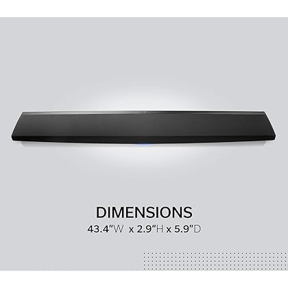 Denon DHT-S716H Home Theater Soundbar | TrueHD Surround Sound | Bluetooth, HEOS & Amazon Alexa Compatible | Quick Setup - All Cables Included | Black