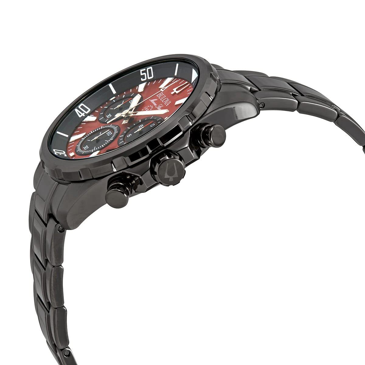 Bulova Men's Marine Star 'Series B' Chronograph Quartz Watch, Rotating Dial, 100M Water Resistant, 43mm