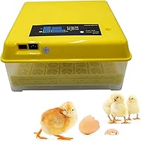 Egg Incubator, Egg Incubator With Automatic 56 Eggs Fully Automatic Hatching Incubator L Temperature Control Humidity Display For Chicken Chick Hatcher-1