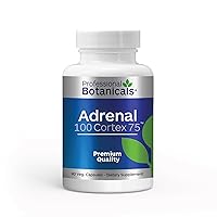 Adrenal 100 Cortex Adrenal Health Supplement Supports Healthy Cortisol Levels - 60 Vegatarian Capsules