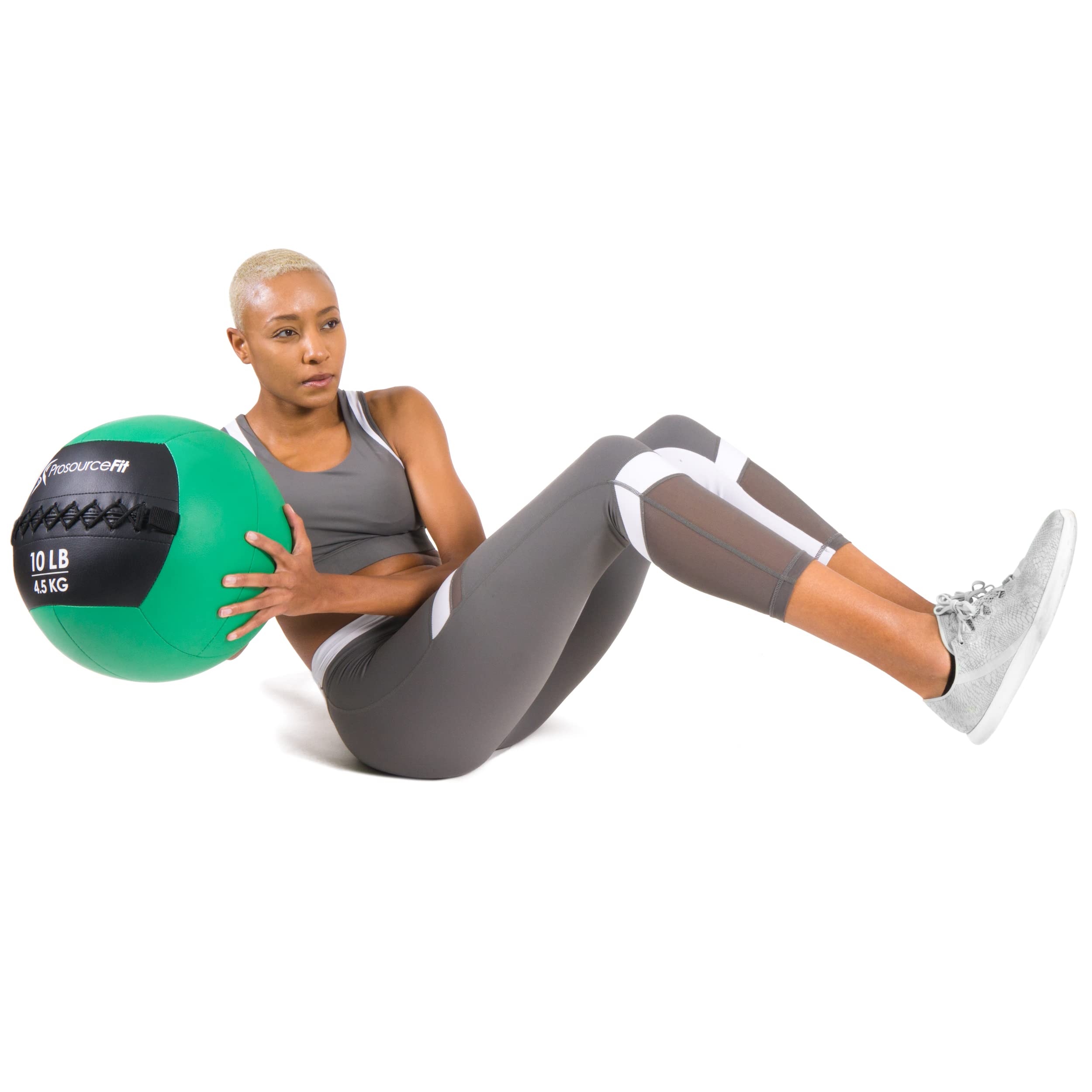 ProsourceFit Soft Medicine Balls for Wall Balls and Full Body Dynamic Exercises, Color-Coded Weights