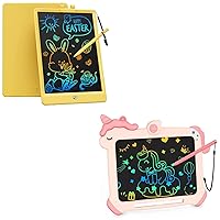 bravokids LCD Writing Tablet 8.5 Inch Toddler Doodle Board, 10 Inch Doodle Board Toys for 3-6 Years Old Girls Boys