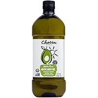 Chosen Foods 100% Pure Avocado Oil, Keto and Paleo Diet Friendly, Kosher Oil for Baking, High-Heat Cooking, Frying, Homemade Sauces, Dressings and Marinades (1.75 liters)