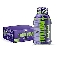 REDCON1 Total War Ready to Drink Preworkout, Sour Gummy Bear - 350mg of Fast Acting RTD Caffeine - Beta Alanine + Citrulline Malate for Increased Pump - Keto Friendly Workout Drink (12 Servings)