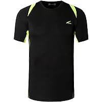 Men's Sport Quick Dry Fit Short Sleeve T-Shirt Tee Shirt Tshirt Tops Golf Tennis Bowling LSL1052