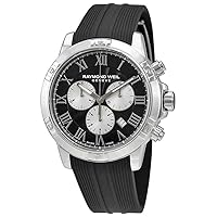 Raymond Weil Men's 8560-SR-00206 Tango Analog Display Quartz Black Watch